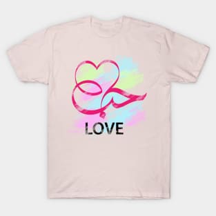 Love in Arabic calligraphy T-Shirt